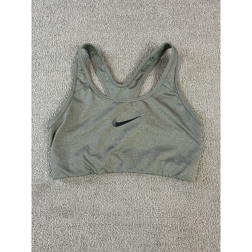 Nike Dri Fit Sports Bra Gray Size Small